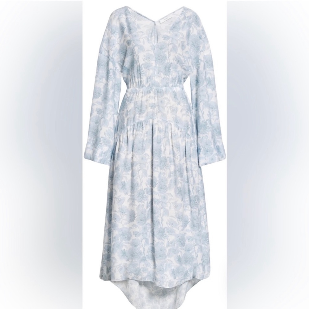 Vince Dahlia Print Dress